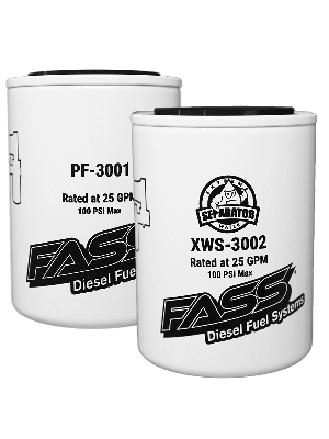 FASS Replacement XWS-3003 Extreme Water Separator / PF-3001 Fuel Filter